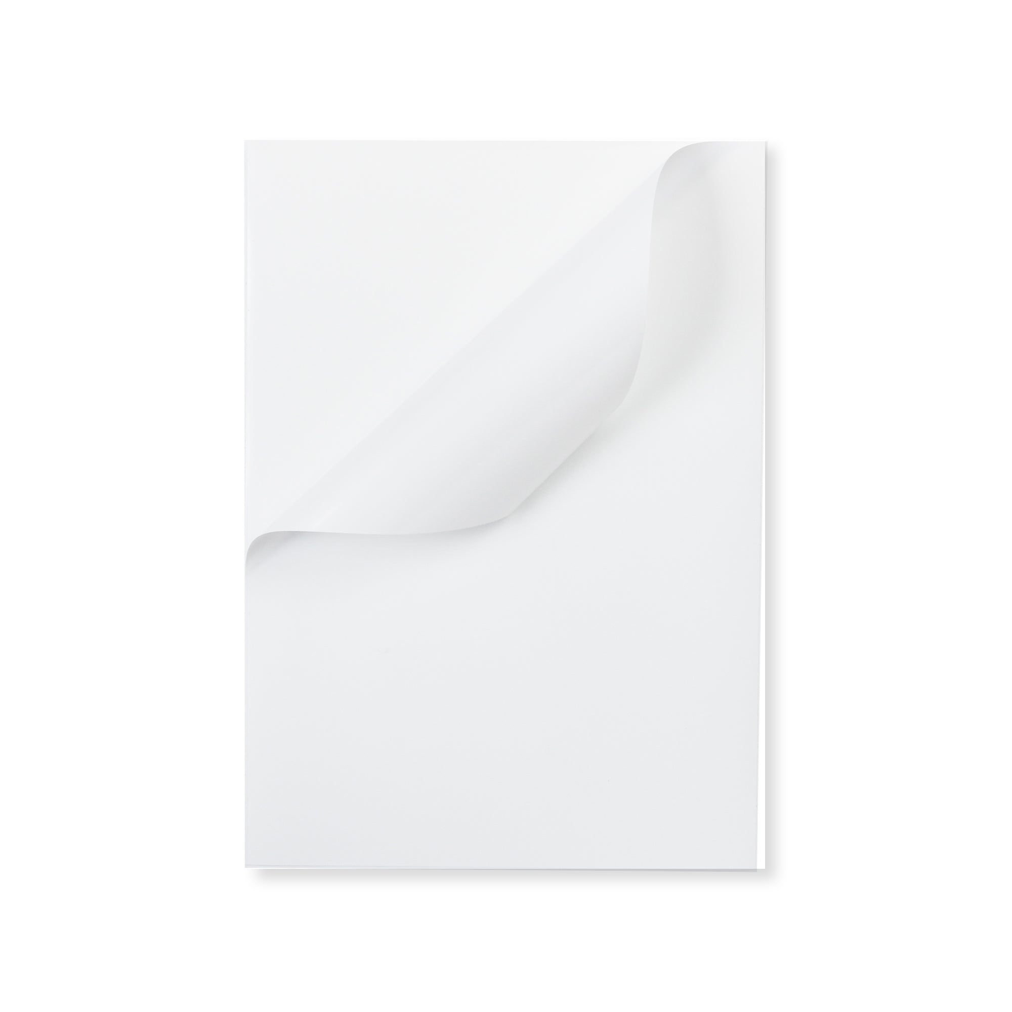 Printable Vinyl Sticker Paper - White Glossy - Inkjet & Laser - A3 - 100 Mic