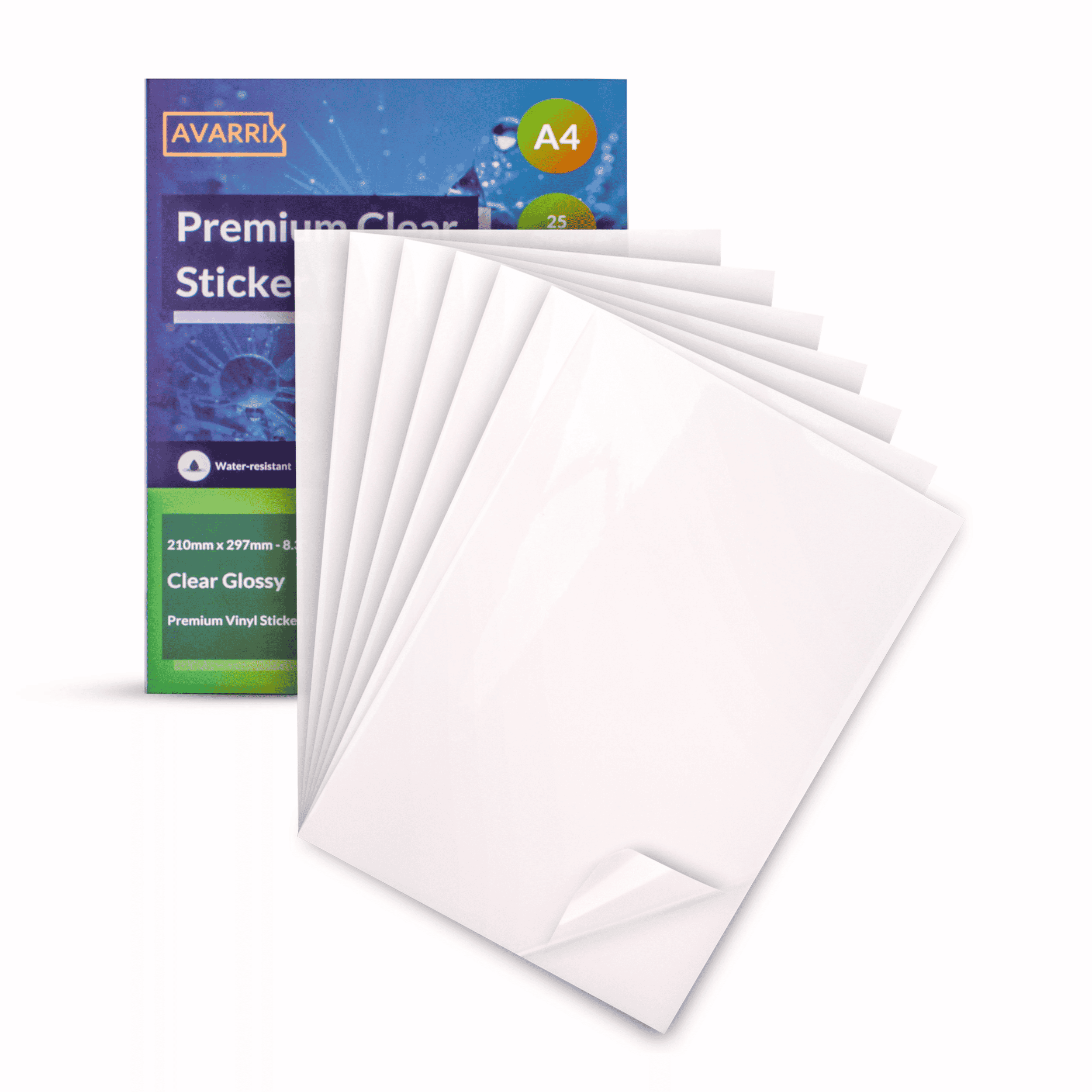 A4 Size Semi Clear Printable Vinyl for Crafting 30 Paper Sheets per Pack  Compatible with Ink-jet Printer