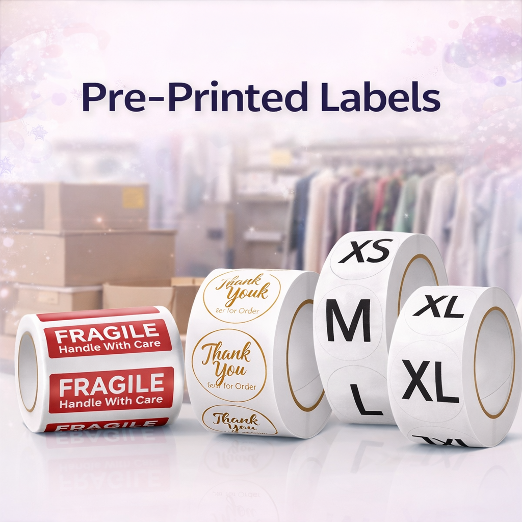 Pre-Printed Labels for Retail & Apparel | Avarrix