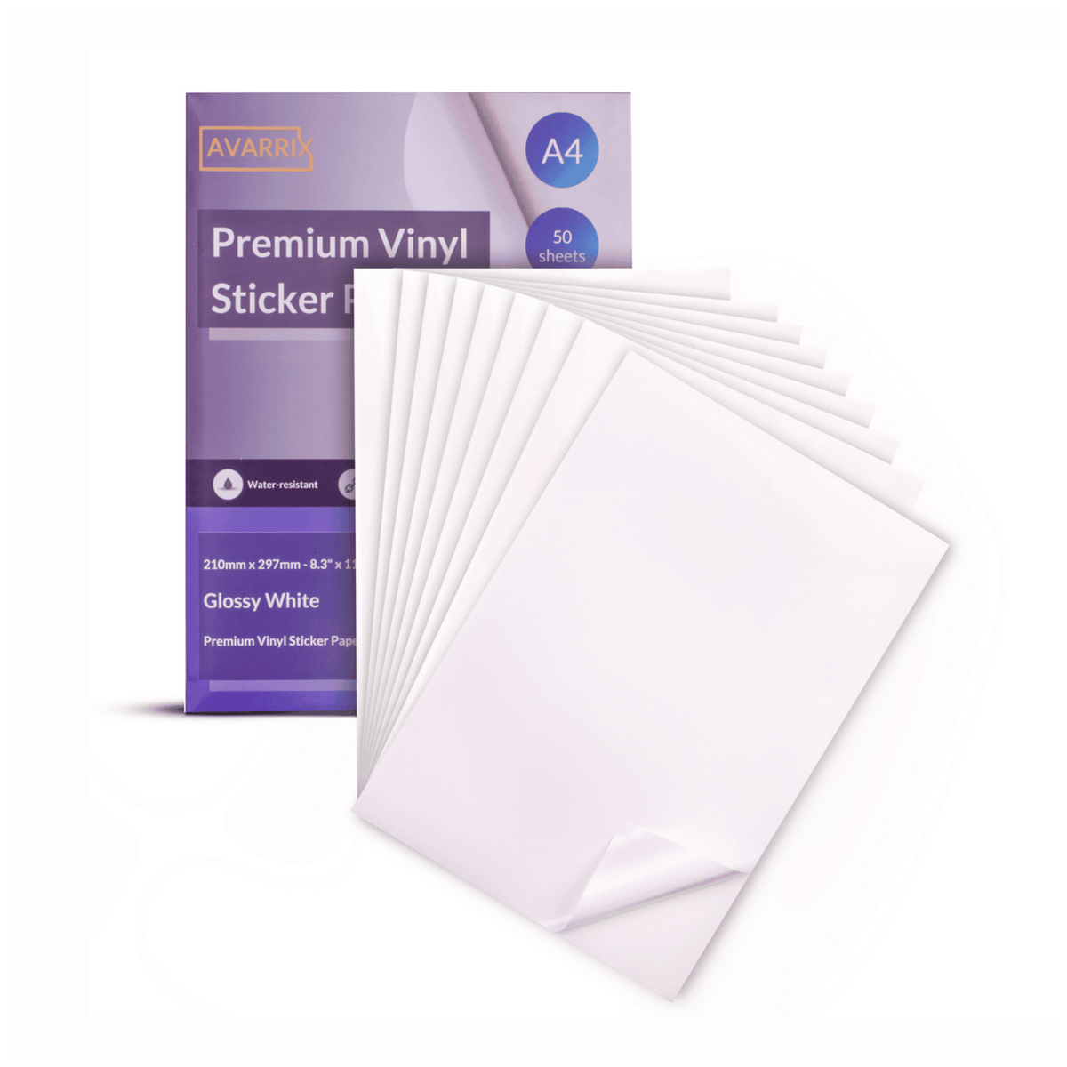 Waterproof Glossy Vinyl Sticker Paper | Avarrix Pty Ltd