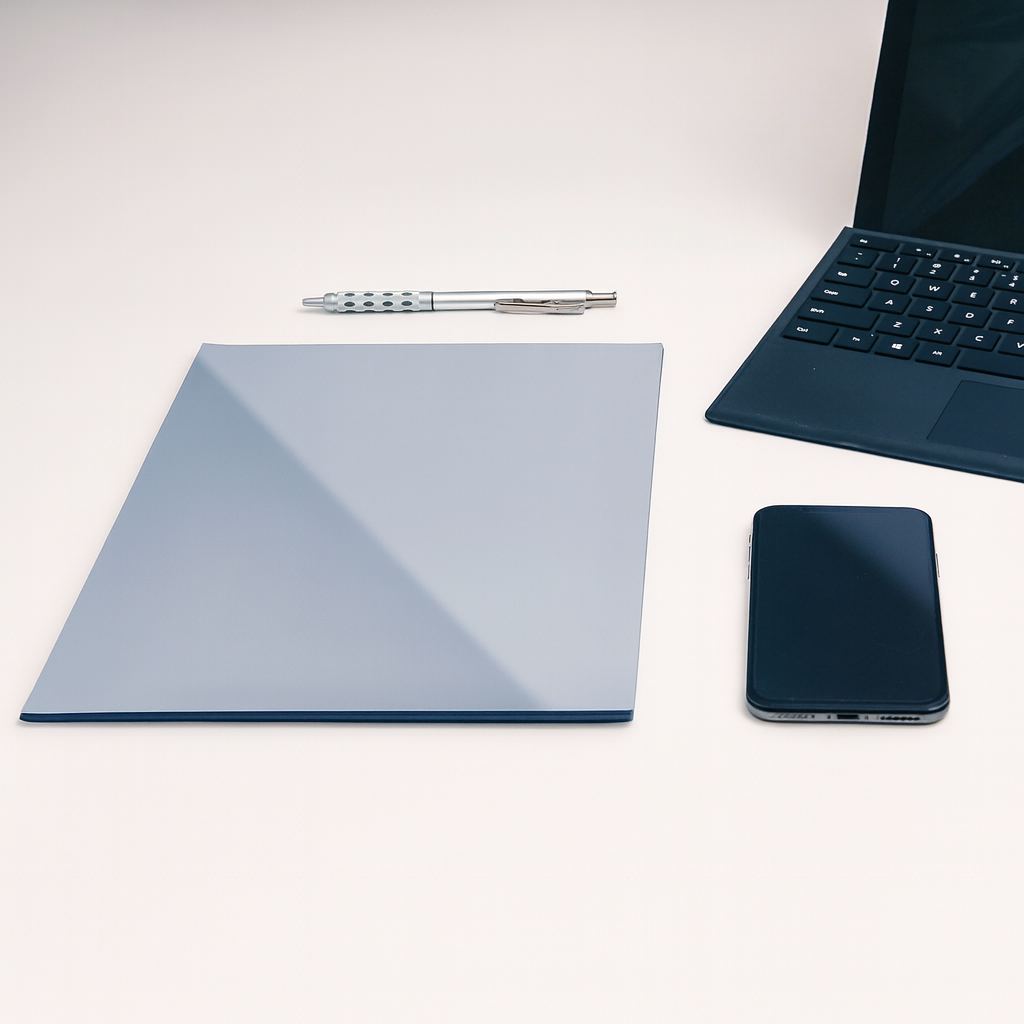 Printable Vinyl Sticker - Metallic Silver Glossy - Inkjet & Laser - A4 - 80 Mic