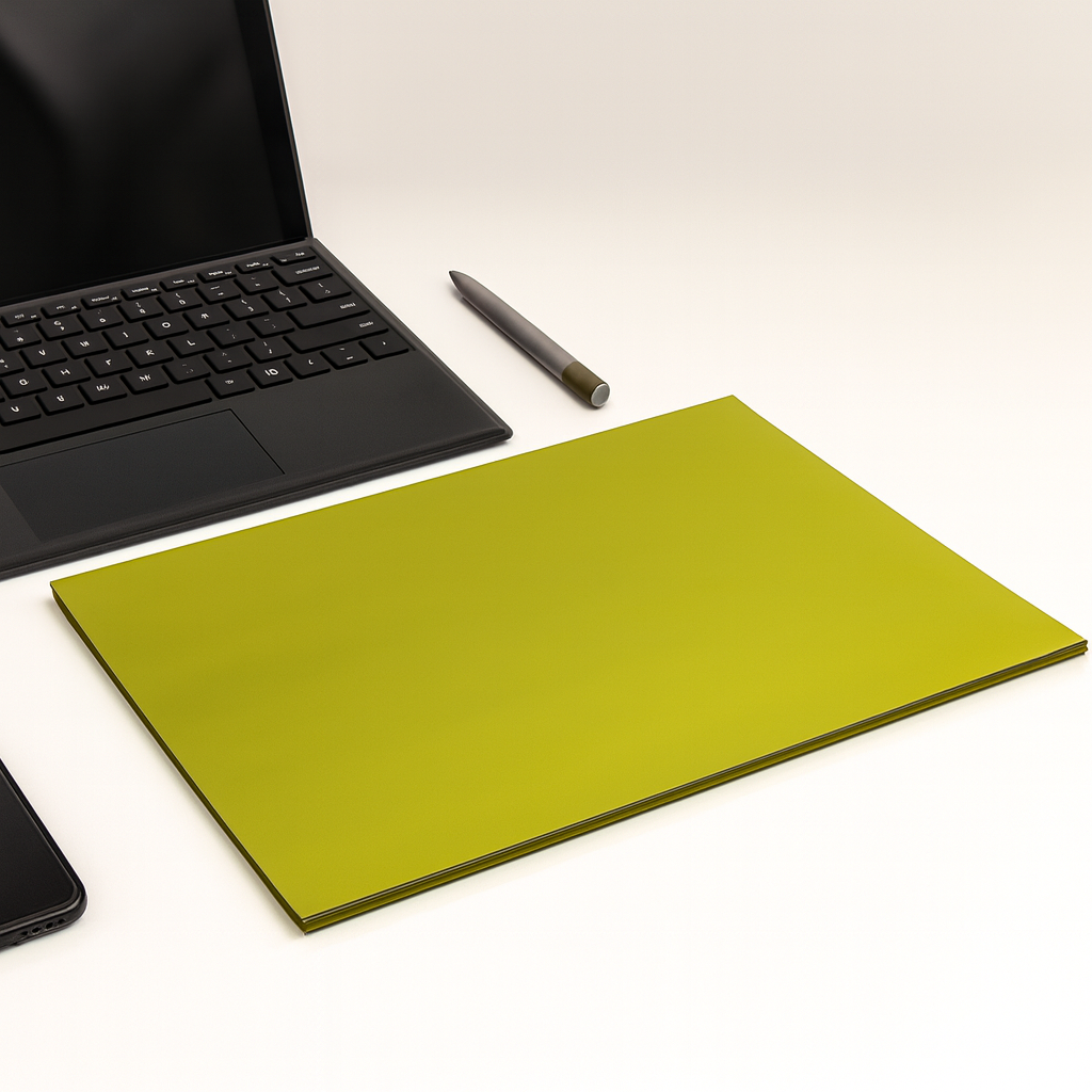 Printable Vinyl Sticker - Metallic Gold Glossy - Inkjet & Laser - A4 - 80 Mic