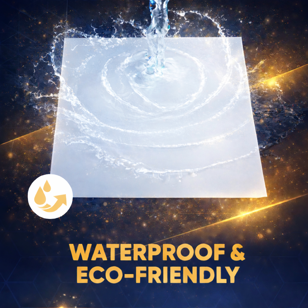 Printable Vinyl Sticker Paper - Transparent Clear Glossy - Inkjet & Laser - A4 - 70 Mic