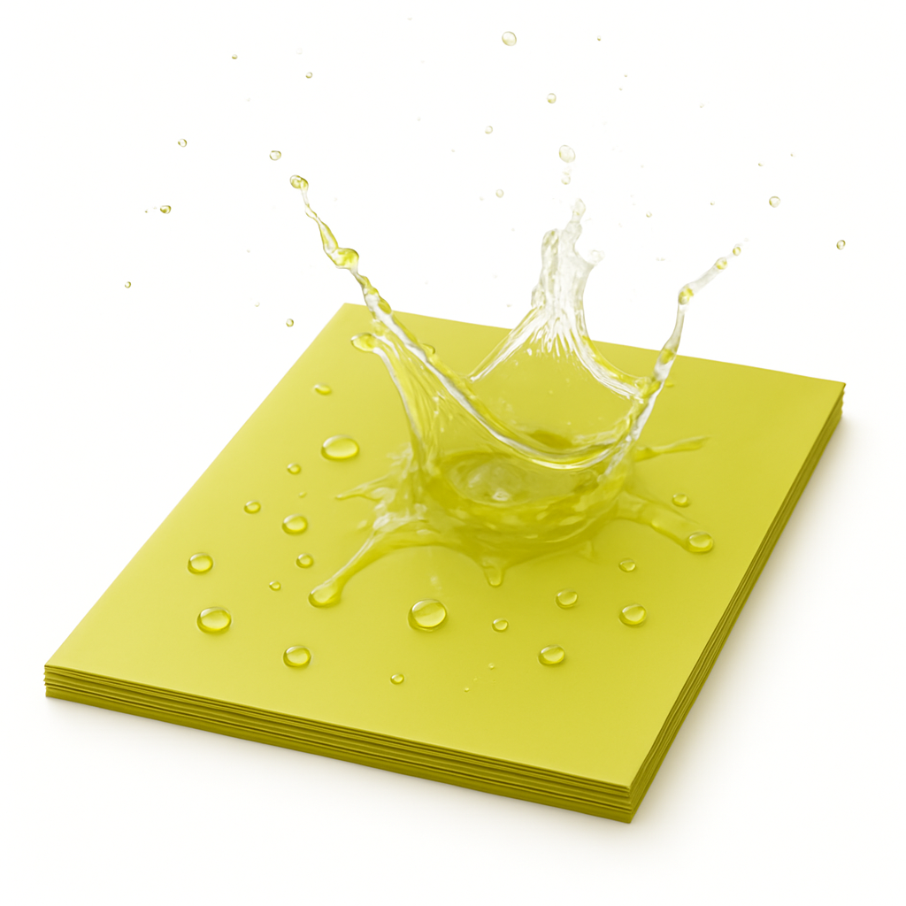 Printable Vinyl Sticker - Metallic Gold Glossy - Inkjet & Laser - A4 - 80 Mic