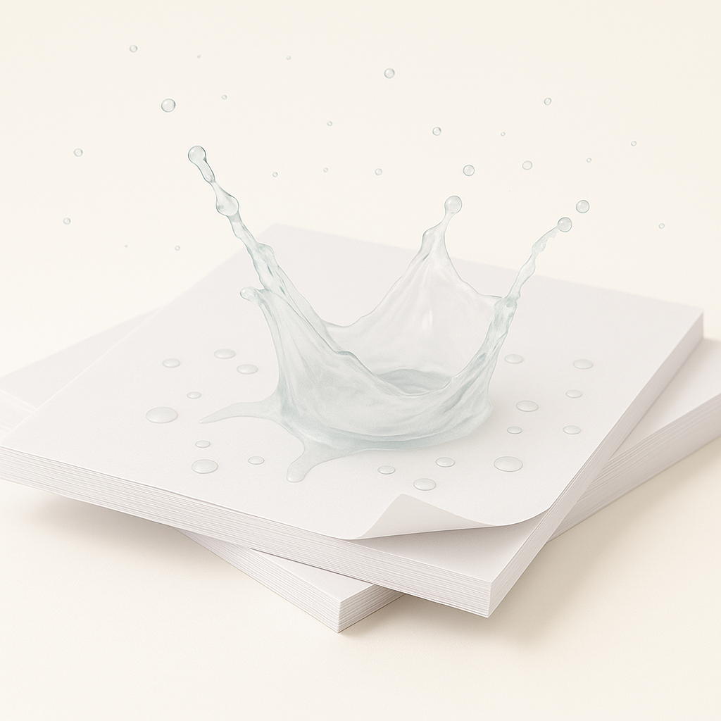 Printable Vinyl Sticker Paper - White Matte - Laser - A4 - 75 Mic