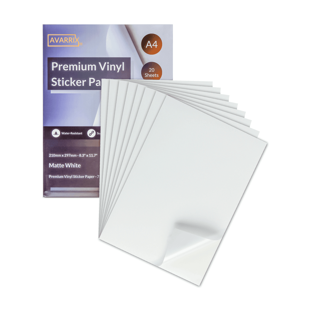 Matte Pvc Sticker Matte Vinyl Sticker Paper Australia | Waterproof | Avarrix – Avarrix ...
